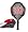 Wilson KTour Platform Paddle, 4 1/4