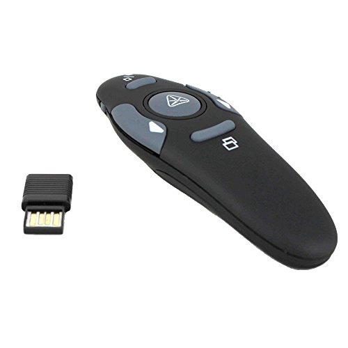 HUACAM DGF-22 RF 2.4GHz Wireless USB PowerPoint PPT Presenter Remote Control Wireless Presentation Presenter Mouse With Pointer LED Light - Thumbnail 2