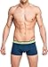 Men's 4-Pack Fashion Boxer Briefs Underwear by LUK Poppy/Marigold/Apple/Ink Large