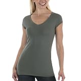 Juniors' Mossimo Supply Co. Short-Sleeve V-Neck Tee - Quartz Gray