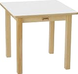 MULTI-PURPOSE SQUARE TABLE - 22 HIGH - WHITE