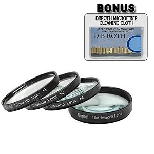 Click here to buy Digital Concepts 77mm +1 +2 +4 +10 Close-Up Macro Filter Set with Pouch For Specific Tamron....