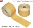 3M 2591 Stikit Gold Roll P320 Sandpaper-Dura-Block-Sand
