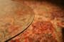 72" Round Glass Table Top 3/4" Thick 1" Beveled Edge