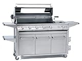 Beefeater Signature 6 Burner SL4000S with Stainless Steel Cart Grill