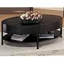 Coffee Table with Sleek Design in Cappuccino Finish
