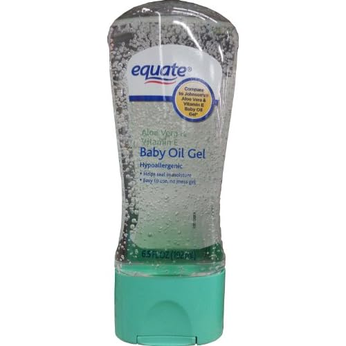 Aloe Vera & Vitamin E Baby Oil Gel by Equate, Compare to