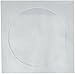 CD DVD White Paper Sleeves 80 Gram with Clear Window 1000 Pack