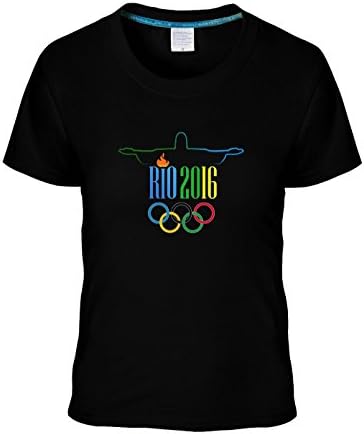 Gyrfalcons Women's Summer Olympics Rio 2016 cotton tee black
