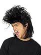 Black Mullet Wig Punk Rockabilly Rock Star Theatre Costumes Accessory Theatrical Wig