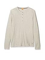 Boss Orange Camiseta Manga Larga (Blanco)