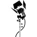 Lowel L-Light Mid-L Kit, 3-Light 900w Lighting Outfit with Molded Polyethylene Case.