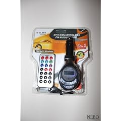 Auto KFZ FM Transmitter USB, SD/MMC, Klinke mit Fernbedienung mit AUX Kabel