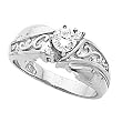14K White Gold Diamond Wedding Set - 0.43 Ct.