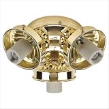 41jtGkXg9pL. SL160  Sea Gull Lighting 16050 02 Three Light Ceiling Fan Light Kit, Polished Brass Finish