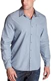 7 for All Mankind Men's Fine Pinestripe Woven,Worker Blue,Medium
