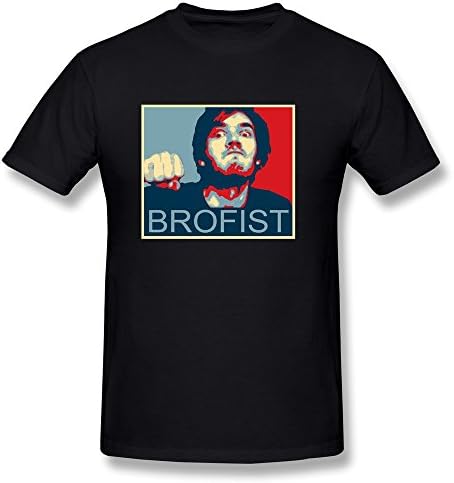 Jiaso Men's Funny Pewdiepie T Shirt Black Medium