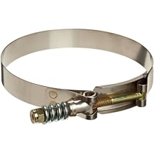 Murray TBLS Series Stainless Steel 300 Spring Hose Clamp, 4.53" Min Clamp ID, 4.83" Max Clamp ID, 3/4" Band Width, Pack Of 1