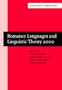 Romance Languages and Linguistic Theory 2000: Selected Papers from "Going Romance" 2000, Utrecht, 30 November-2 December (Amsterdam Studies in the ... IV: Current Issues in Linguistic Theory)
