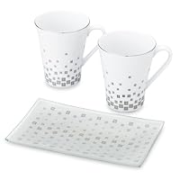 ジバンシィ シニアチュールトレー付ペアマグセット（食器マグカップセット）