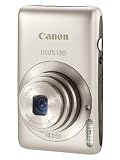 Canon IXUS 130 Digital Camera - Silver (14.1 MP, 4x Optical Zoom) 2.7 Inch PureColor LCD