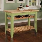41jtNu9KU5L. SL160  Color Story Butcher Block Gathering Island