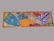 Orange Beaded Antique Wall Sari Tapestry Hanging Table Runner India 60 X 20 Inch Free Shipping
