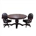 Playcraft Fairfield Cherry 3 in 1 Pedestal Game Table with 4 Chairs