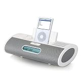 IPOD DOCKING STATION, AM/FM CLOCK RADIO WITH SPEAKER SYSTEM