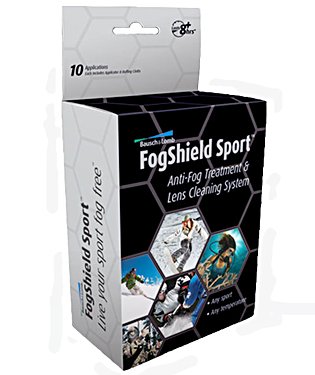 Best Price Fog Shield FogShield Anti Fog Treatment & Lens Cleaning dive masks, sunglasses, eyewear, binoculars, ski goggles Cloths 10 pack by Bausch and Lomb snow sports, paintball, motor-sports and scuba, Snowboarding, skiing, Snowmobile, Diving goggles, motorcycle, paintball