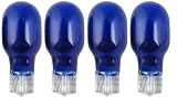 Moonrays 11693 4-Watt Wedge Base Light Bulbs, 4 Pack, Blue