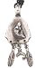 Southwestern Style Fish Arrowhead Pewter Pendant Necklace