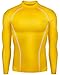 JustOneStyle New 067 Skin Tight Compression Base Layer Yellow Running Shirt Mens S - 2XL