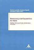 Democracy and capabilities for voice : welfare, work and public deliberation in Europe