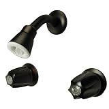 Buy 8 2-handle Shower Faucet, Oil Rubbed Bronze Finish W. Compression Stems - By Plumb... by Plumb