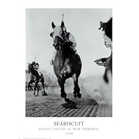 Seabiscuit Moves Ahead Of War Admiral, 1 Art Print Poster By Bettmann Archive, 24  x 32 