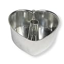 Heart Shaped Angel Food Cake Pan 7-1/2 X 8 x 3-1/2 Inches deep