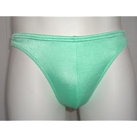Mens Thong Swimwear/Underwear Nylon/Lycra Mint