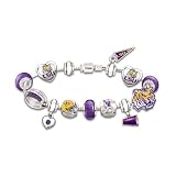 Louisiana State University Geaux Tigers! #1 Fan Charm Bracelet by The Bradford Exchange