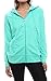 Women Lightweight Cotton Zip-Up or Pullover Hoodie with EttelLut Hair Band