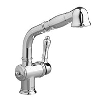 Jado 850/850/100 Victorian Single Lever Kitchen Faucet with Pull Out Spray, Polished Chrome