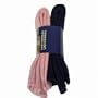 Women's 2 Pack Universal Merino Wool Socks Style 341B-03_Pink, Navyblue