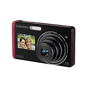 Samsung ST500 Digital Camera - Black/Red (12.2MP, 4.6x Optical Zoom, 27mm Wide Angle) 3.0 inch W LCD