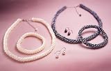 Pearl Cluster Jewelry Set