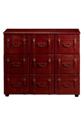Leather 9-drawer File Cabinet 38
