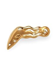ZR 9ct Yellow Gold Diamond Brooch