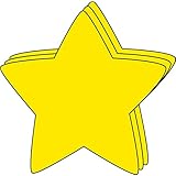 Star Solid Color Cut-Outs: 5", 31/pkg