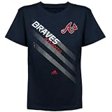 MLB adidas Atlanta Braves Preschool Opening Series T-Shirt - Navy Blue