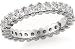 Jewelry : Prong Set Princess Diamond Anniversary Eternity Wedding Ring, 3.00 ctw.
