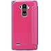 LG G Stylo Case - 3C-Aone Sparkle Quick Window Smart Wake up / Sleep Pu Leather Cover Hard Plastic Case Shell for LG G Stylo H631 MS631 LS770 | LG G4 Stylus(NOT Compatible for LG G4) (Pink)